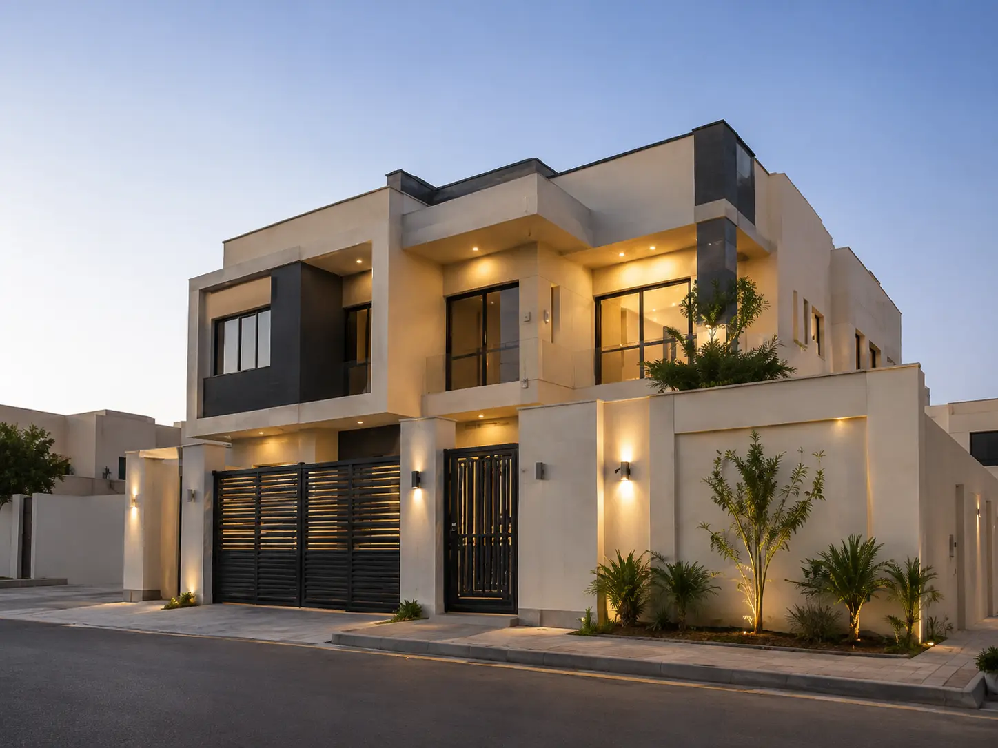 تنفيذ فيلا سكنية حديثة