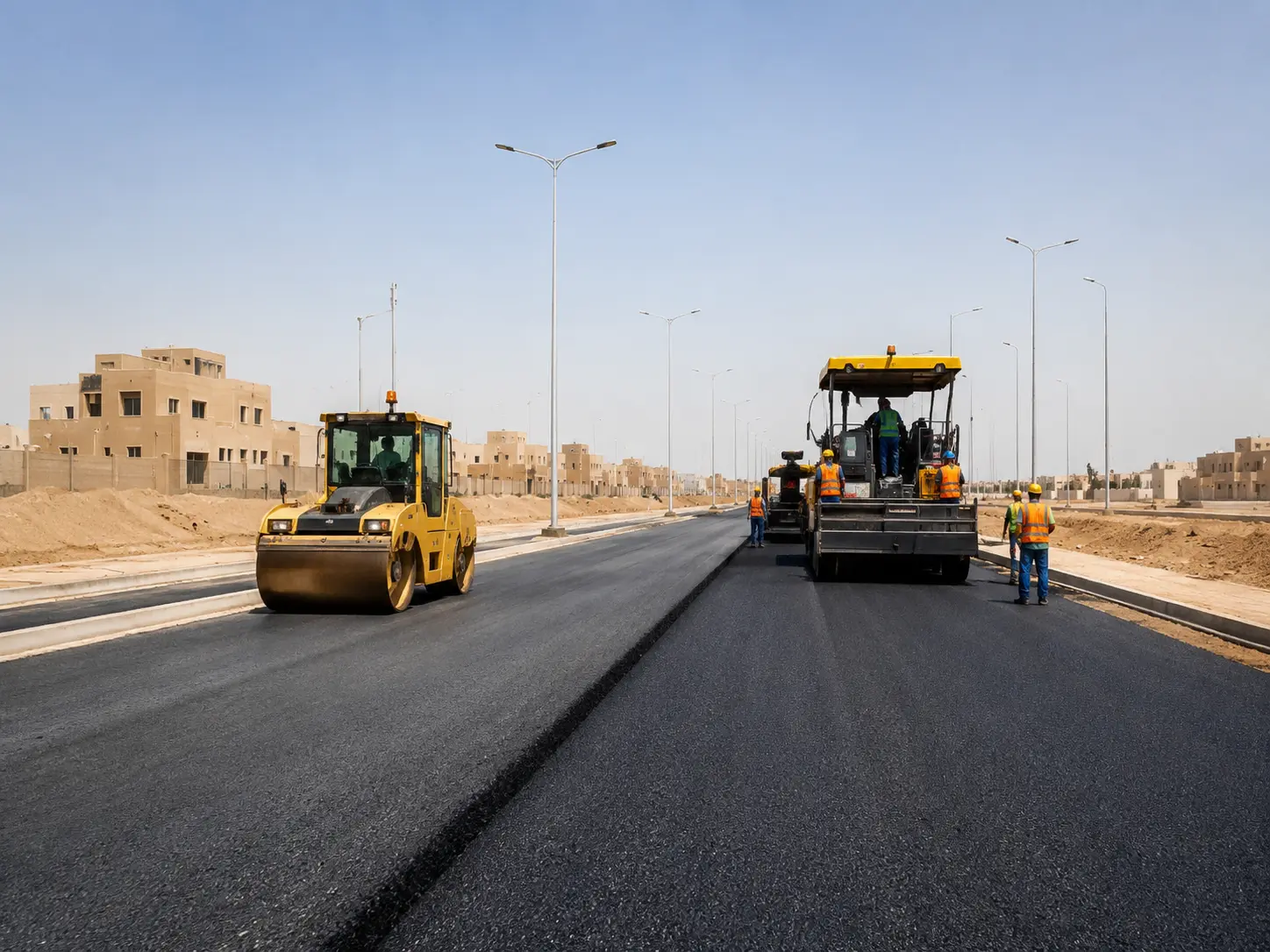 أعمال الطرق والبنية التحتية